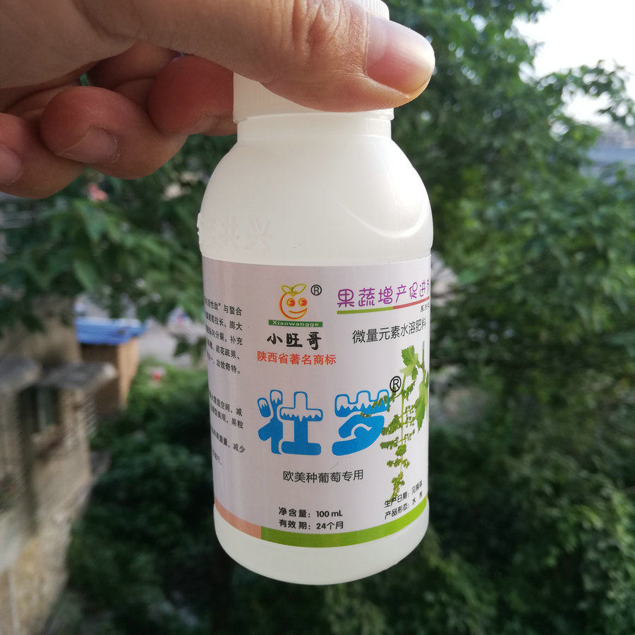 小旺哥劲娃葡萄拉穗剂拉花剂壮岁拉长花序果梗减少疏果软梗不掉粒