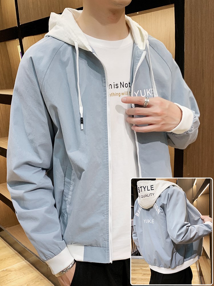 夹克男士秋冬季2019新款韩版潮流加绒上衣服百搭帅气男装外套春秋|ruв категории Мужская одежда, пиджак - от Buy2taobao.com для оказания профессиональной услуги покупки агента Taobao