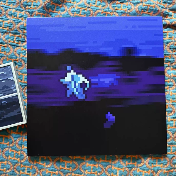 【never enough】专辑封面像素画黑胶唱片油画布无框画