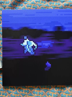 【never enough】专辑封面像素画黑胶唱片油画布无框画