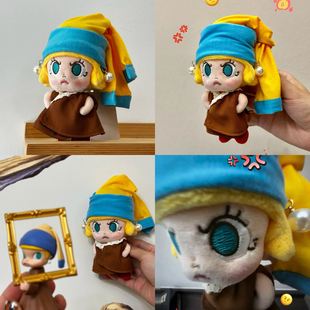 泡泡玛特angry molly娃衣心火怒放娃衣molly娃衣珍珠耳环少女潮玩