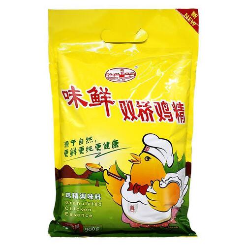 正品双桥味鲜鸡精900g商用大袋实惠装煲汤提鲜烹饪炒菜厨房调味料