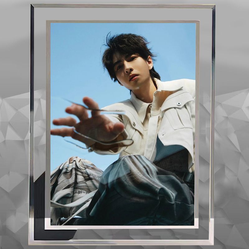 蒲熠星周边同款名侦探学院照片diy定制水晶相框女友闺蜜生日礼物