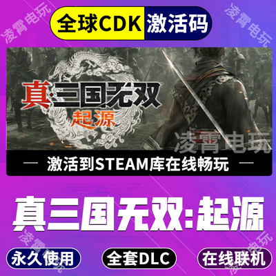 steam真三国无双:起源游戏全球区激活码CDKEY全DLC入库