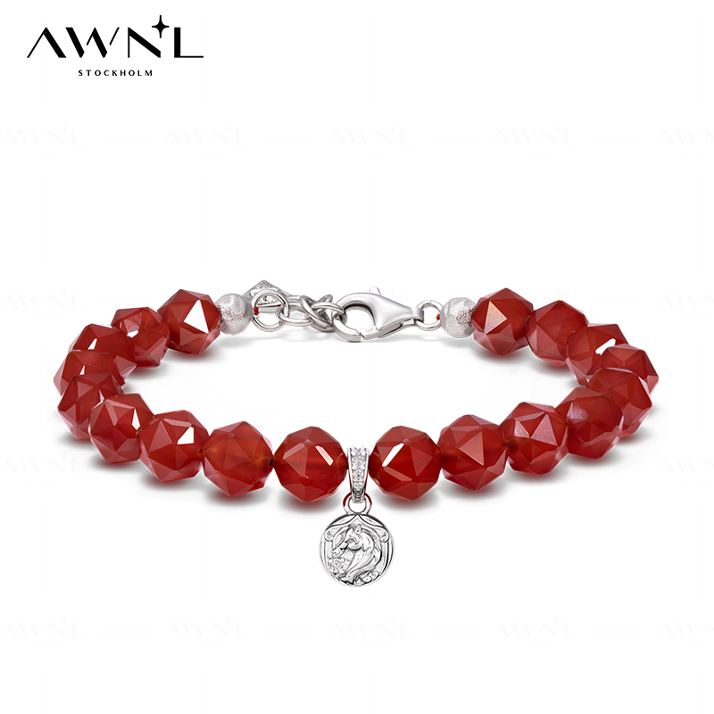 AWNL赤焰扶摇天马红玛瑙手链女款