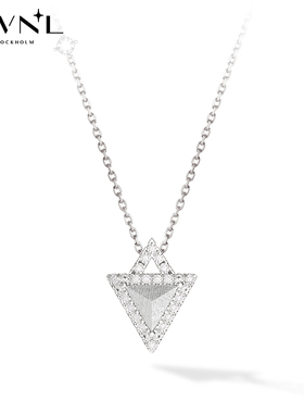 AWNL程潇同款北欧M陨石引力场项链女高级感饰品礼物送礼