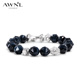 AWNL北欧M陨石须弥星辰鹰眼石男手链小众高级感生日礼物送男友