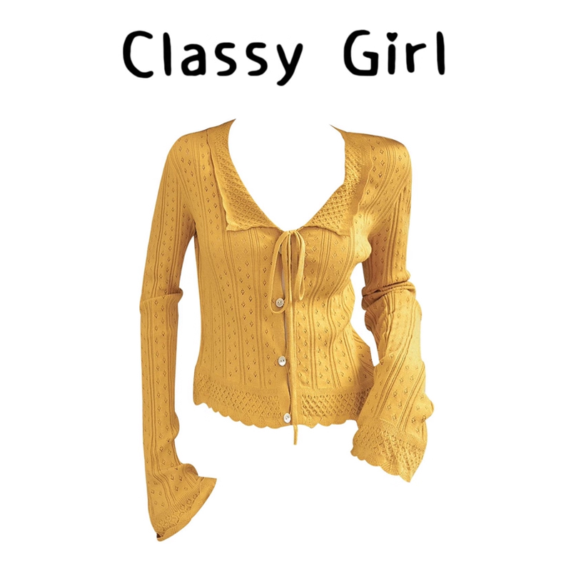 秋冬显瘦百搭气质洋气针织衫上衣