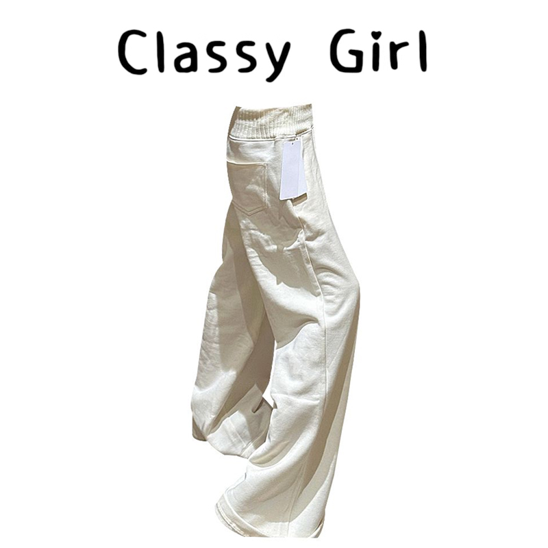 秋冬休闲宽松设计感松弛休闲裤子