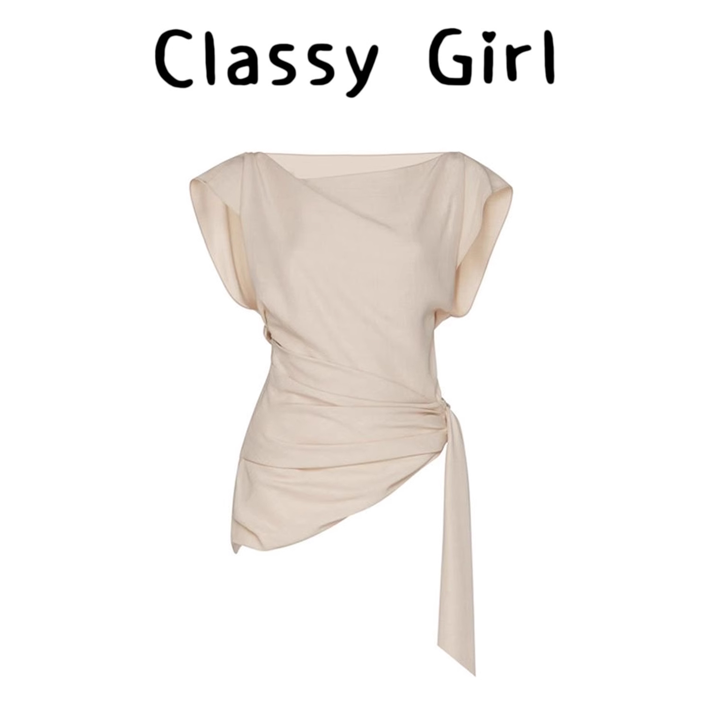 早秋小香风气质显瘦不规则上衣