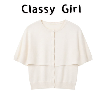 夏季法式正肩短袖t恤小个子上衣