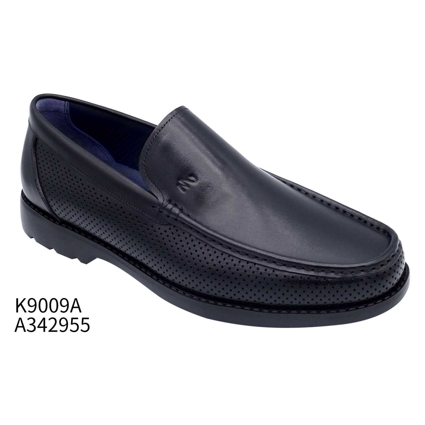 梅尔代格夏季冲孔休闲乐福鞋K9009A