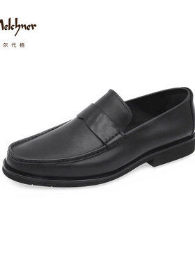Melchner梅尔代格经典时尚宴会轻质舒适乐福鞋男鞋F6404A