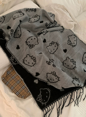 hellokitty围巾冬季骑行保暖甜酷