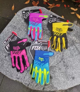 FOX儿童亲子男女春夏秋薄透气款 骑行户外自行平衡车运动防护手套