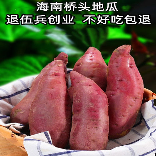 海南桥头地瓜现挖现发包邮
