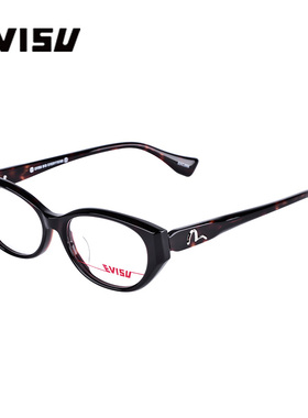 2025新品EVISU眼镜惠美寿复古猫眼光学女显瘦高级感可配镜片5601