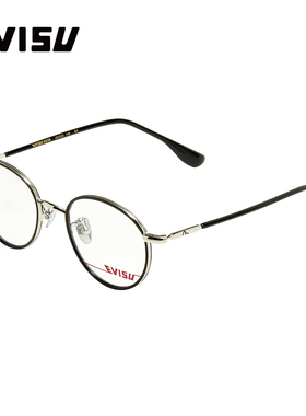 EVISU眼镜惠美寿细框素颜神器小脸适戴圆框可配防蓝光镜片6038