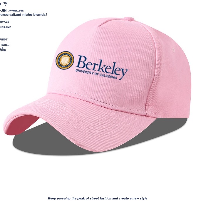 加利福尼亚大学伯克利分校棒球帽男女留学生校友纪念遮阳鸭舌帽子