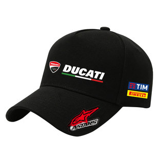 DUCATI摩托车重机车杜卡迪骑行motogp赛车遮阳板棒球帽男鸭舌帽子