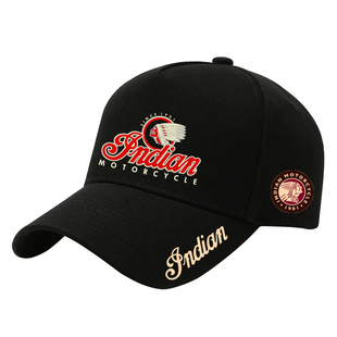 美式印第安人摩托车机车潮牌朋克户外骑行遮阳棒球帽嘻哈鸭舌帽子