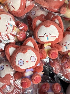 正版阿狸公仔挂件小狸钥匙扣玩偶狐狸毛绒玩具包包挂饰抓机娃娃女