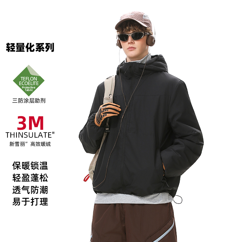 3M新雪丽棉服男冬季轻量化三防