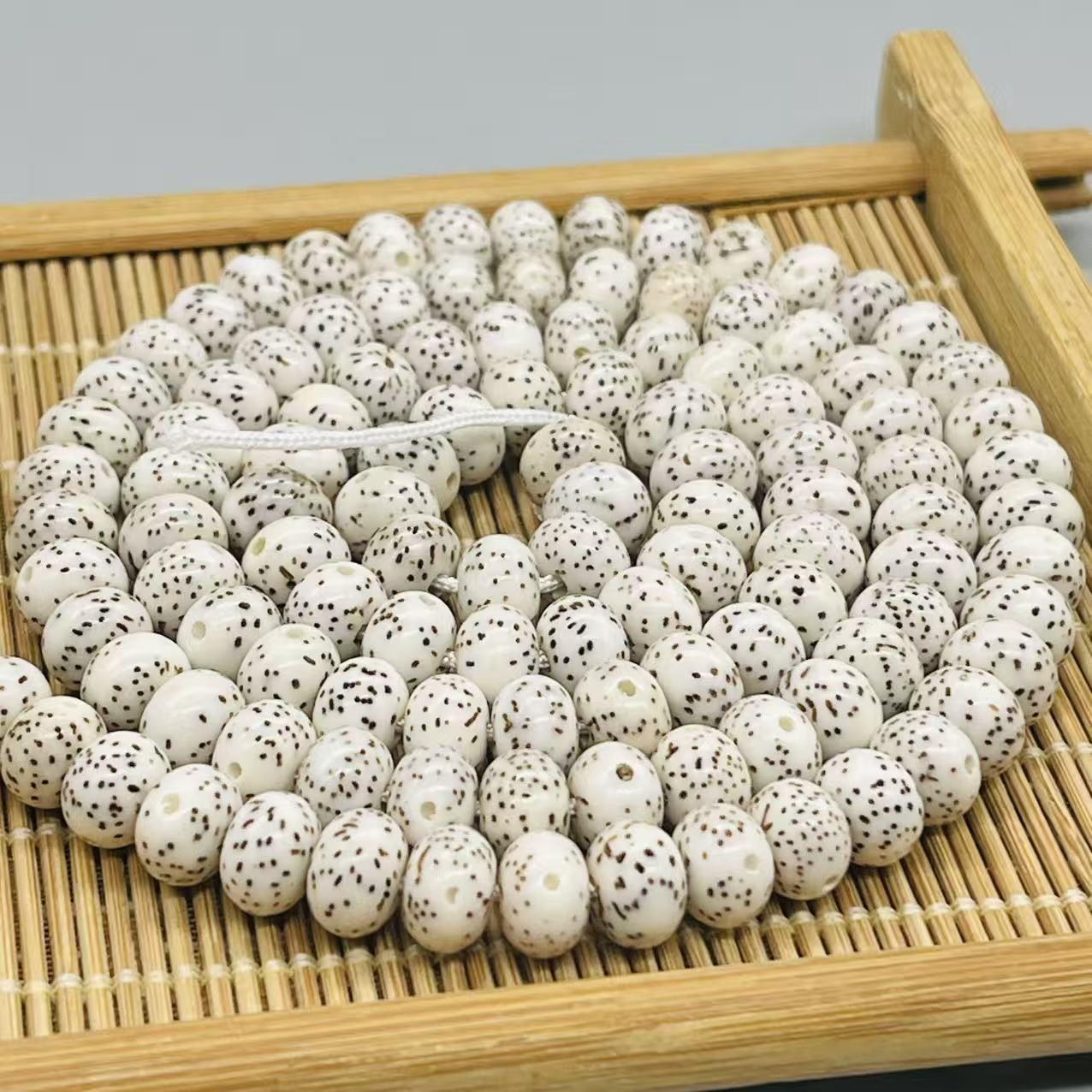 跑量保真天然星月菩提正月108颗