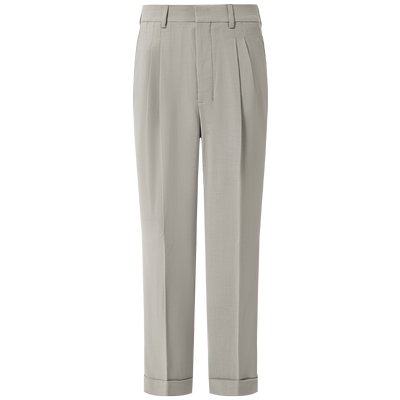 Ami Paris 24早秋新品男士时尚商务通勤羊毛混纺垂坠休闲长西裤子