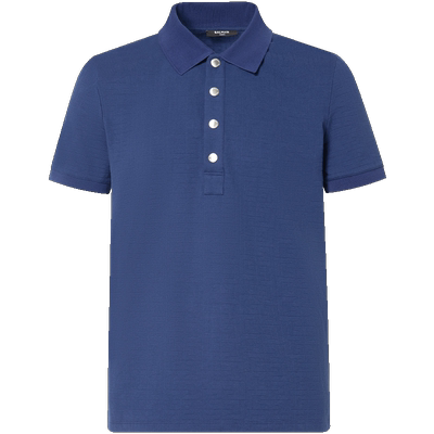 BALMAIN时尚商务翻领短袖POLO衫