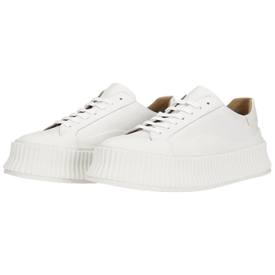 JilSander情侣款厚底休闲板鞋