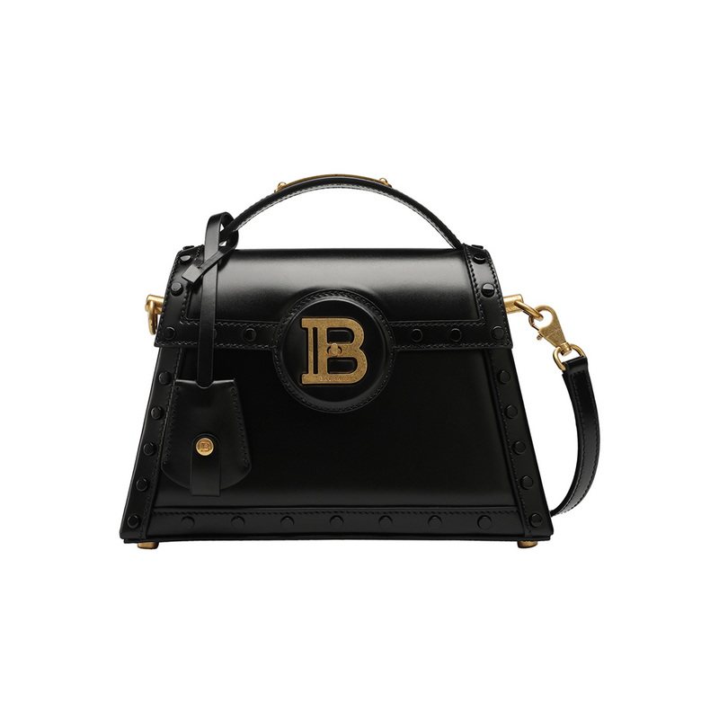 BALMAIN巴尔曼 早秋新品女士经典B-BUZZ皮革手提包斜挎包