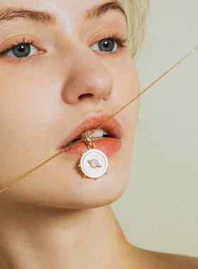 WOODS VOICE23年春夏新品女士IAM我系列探索家项链 法式轻奢吊坠