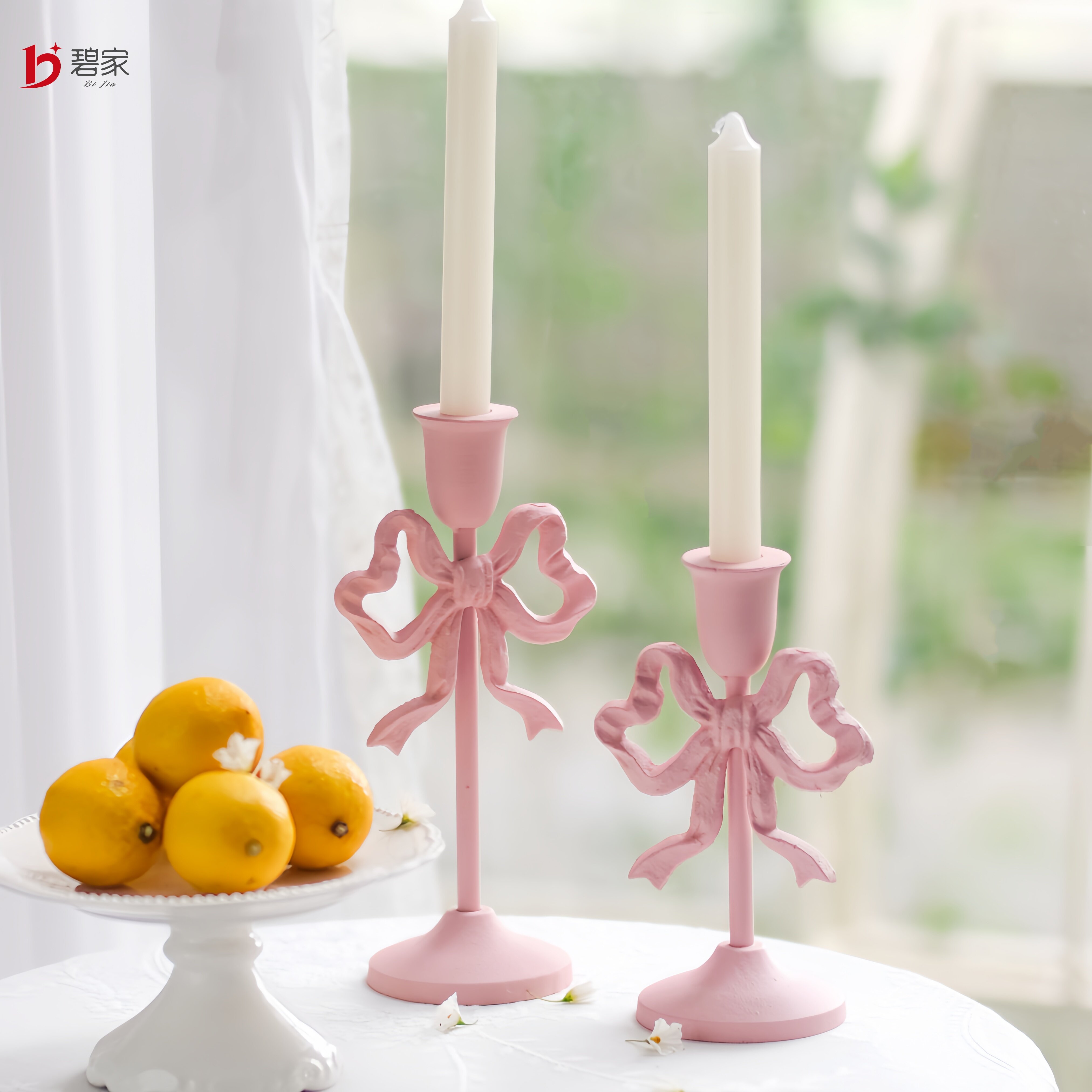 复古法式铁艺蝴蝶结烛台橱窗摆件婚庆西餐装饰蜡烛台摆件摄影道具,家居饰品,烛台,淘宝优惠券,粉丝福利购,淘宝优惠卷