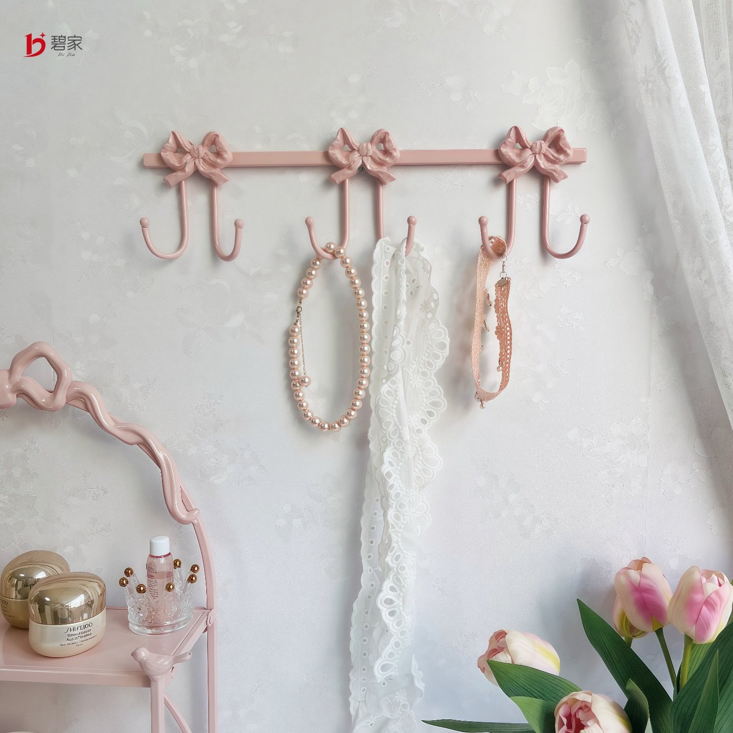 法式复古蝴蝶结挂钩卧室衣帽间挂衣钩玄关装饰挂钩收纳挂架衣帽挂,家装主材,挂钩/挂衣钩,淘宝优惠券,粉丝福利购,淘宝优惠卷