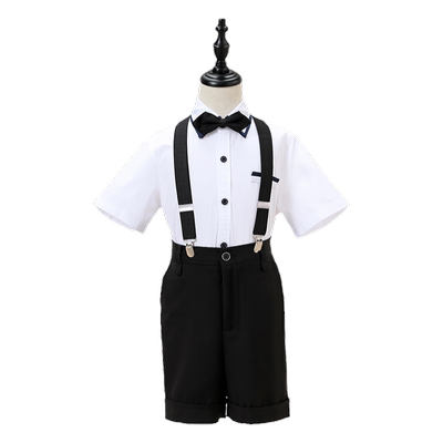 幼儿园毕业服装男童礼服背带裤