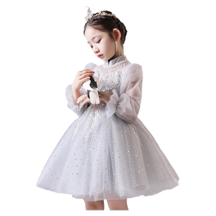 儿童合唱演出服小学生大合唱表演服装女童蓬蓬裙礼服男童校庆套装