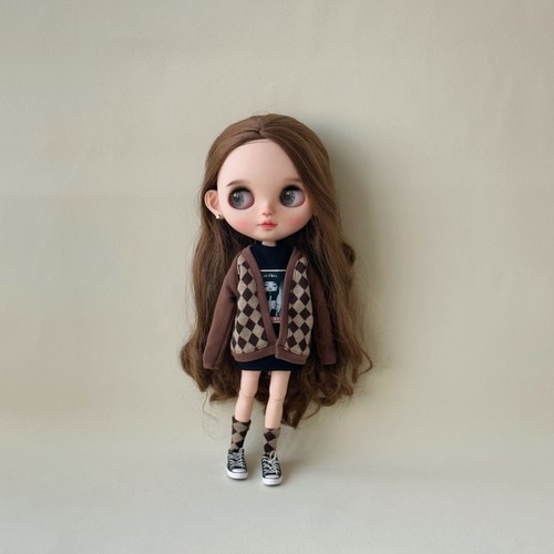 blythe娃衣芭可比儿pb24 ob26 ob27 pp fr azone19关节体毛衣外套