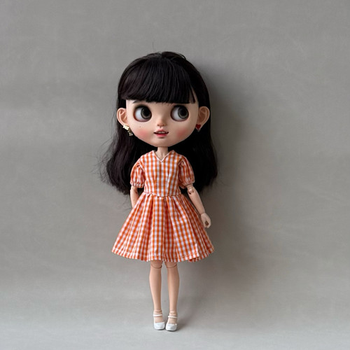 小布blythe芭可比儿19吊带连衣裙