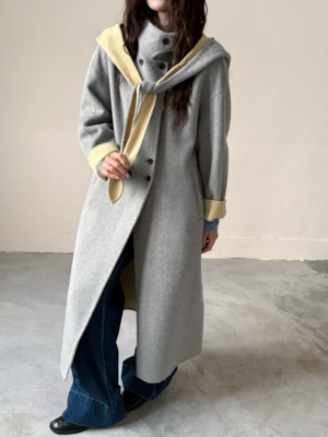 双面羊绒大衣女中长款