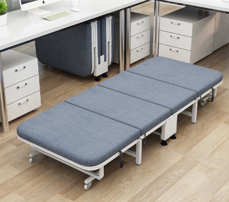 新疆包邮办公室折叠床午休床单人躺椅家用便携硬板简易陪护行军床