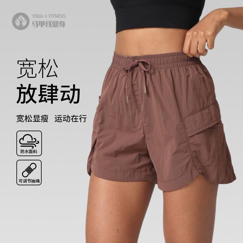 美式口袋休闲工装短裤女夏季薄款