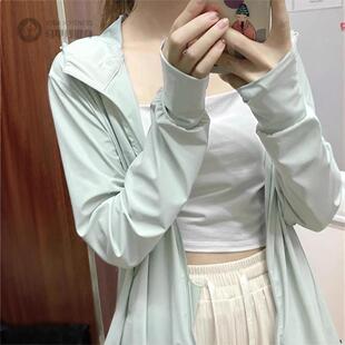 冰丝防晒衣女款2025新款夏季休闲宽松薄外套防晒服巨好看