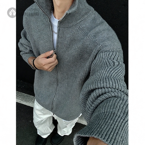 leanfit双拉链立领美式慵懒风男