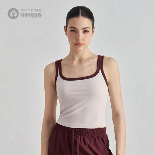 2025春款撞色运动内衣女