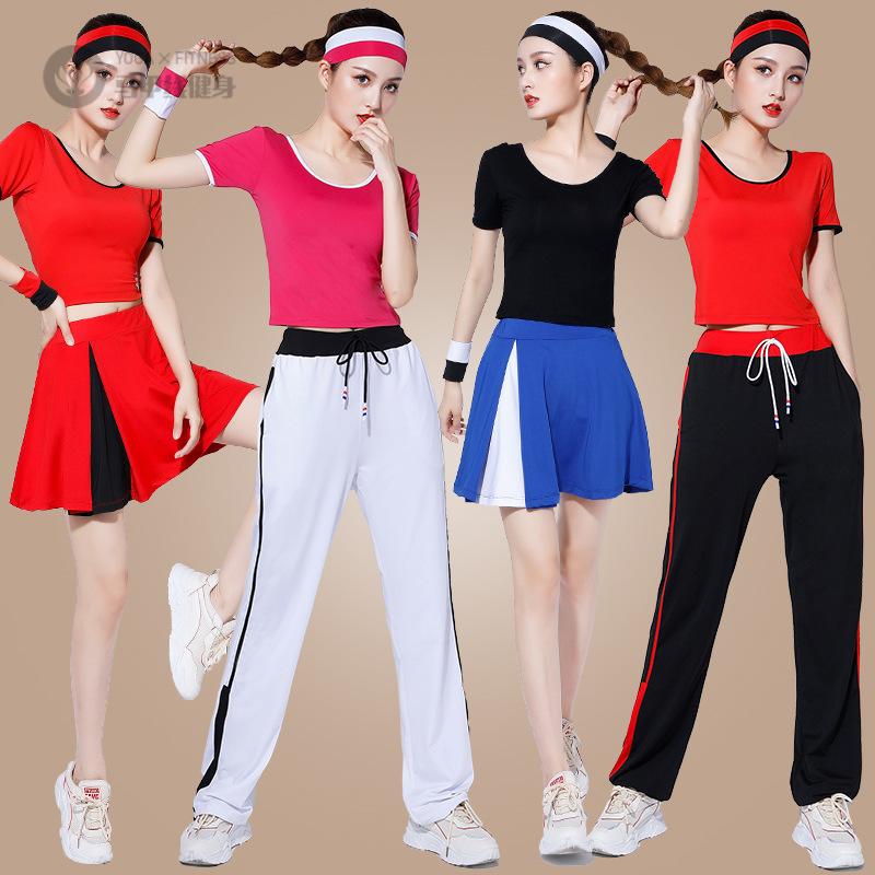 广场舞专用吸汗排湿团体演出服