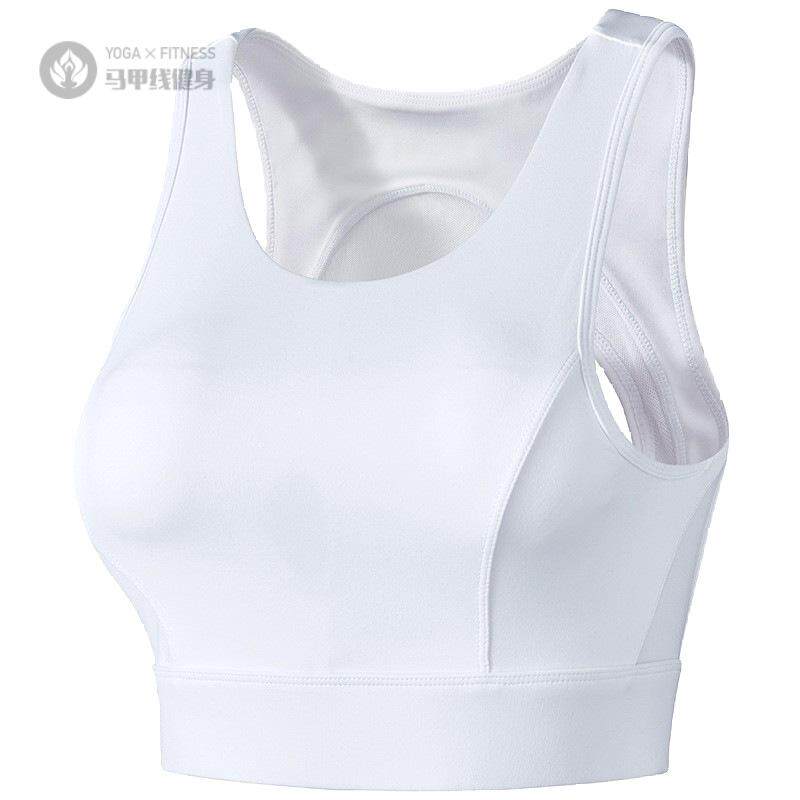 网纱运动内衣女外穿收副乳性感防震健身文胸支撑跑步瑜伽