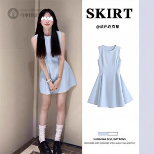 连衣裙女小个子超好看夏季2026新款袖气质收腰清纯风绝级感