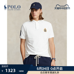 版 24春定制修身 拉夫劳伦男装 Ralph Lauren 三匹小马棉Polo衫