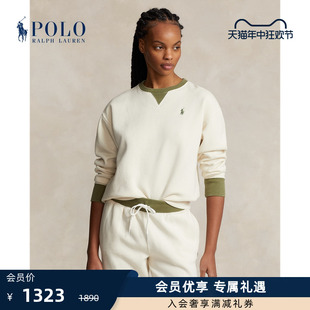 RL25193 拉夫劳伦女装 双色运动衫 24年早春宽松版 Ralph Lauren